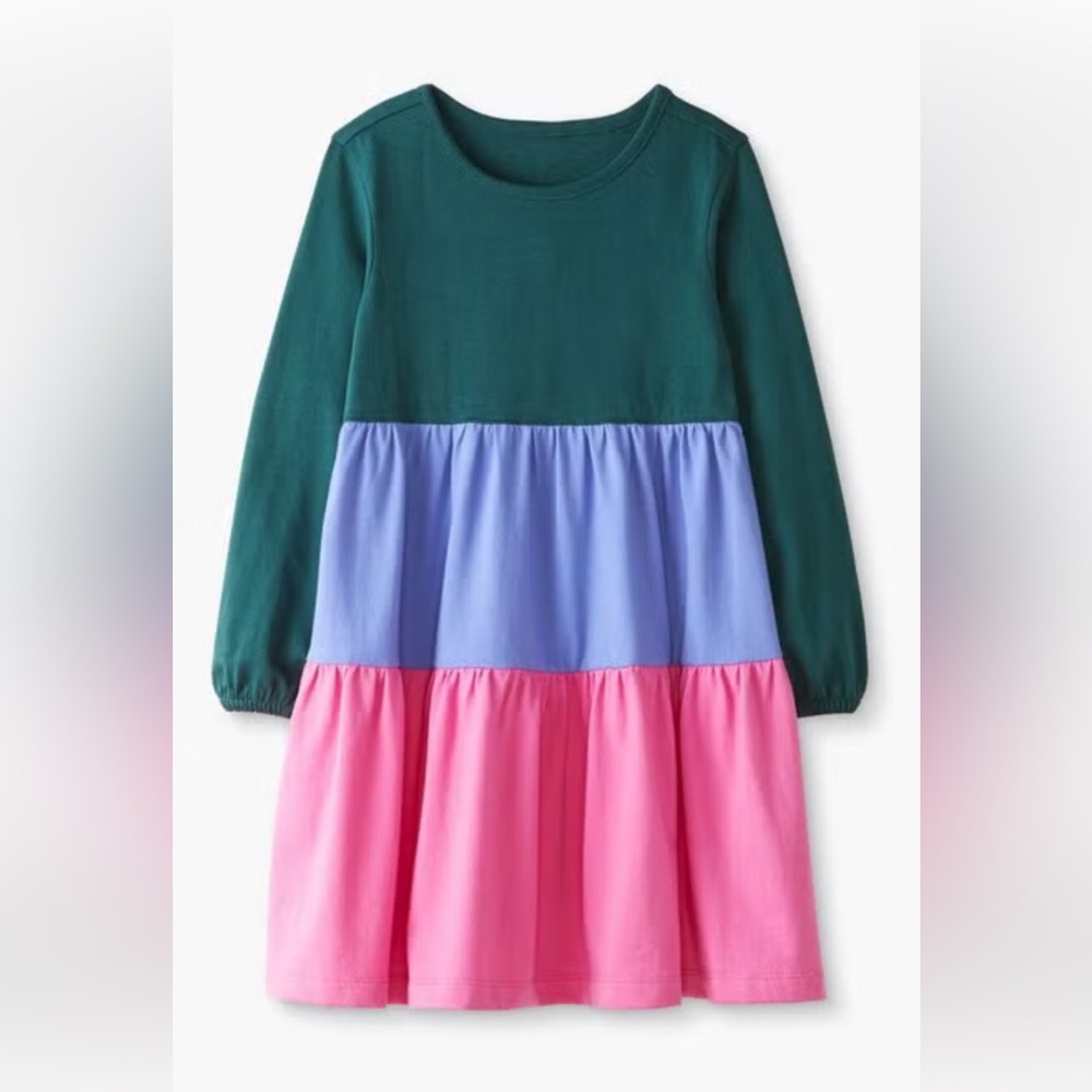Hanna Andersson NWOT Colorblock Twirl Power Dress